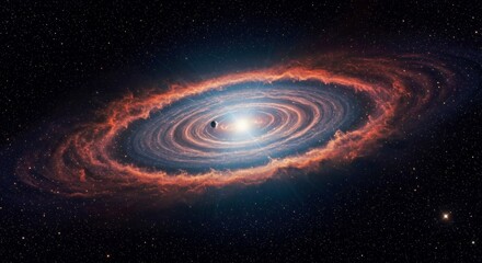 Wall Mural - wide-angle cosmic scene: ab aurigae & planet-forming disk