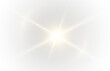 © Ольга Боярина - Bright sunlight PNG with star shine, space flare, and glowing flash. Use this PNG sparkle for vector light effects or cosmic scenes. A vivid PNG perfect for radiant designs.