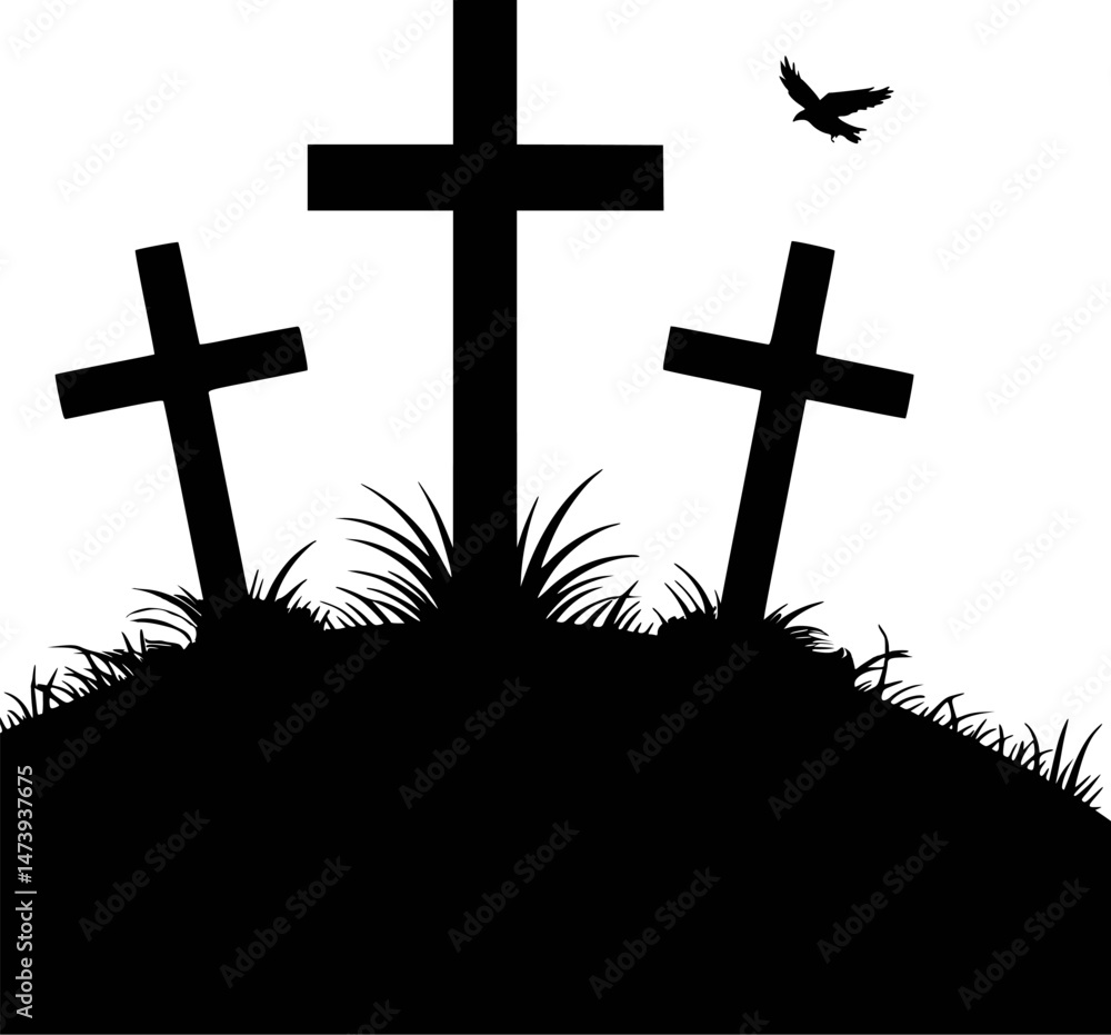 Vector File Crosses Calvary Crosses SVG | Cross Clipart | Calvary Crosses Silhouette Cut ...
