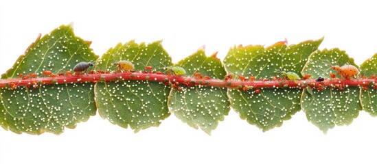 christmas tree branch with cones, a green closeup of nature's winter flora