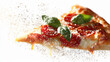 © claudunia - Cheesy italian pizza pie pie flying, insulate on a transparent background