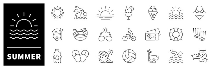 Wall Mural - marketing icons set. marketing vector line icon collection. content, search, strategies, e-commerce,