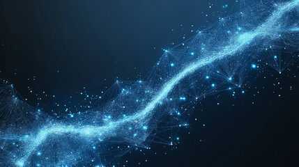 Wall Mural - digital neural network: a mesmerizing digital visualization of interconnected neural pathways, radia