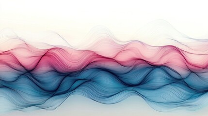 Wall Mural - abstract design representing color gradients and flowing wave patterns