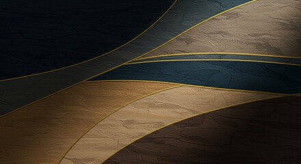 Poster - A wood grain pattern with gold accents