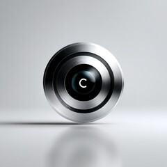Poster - Abstract Metallic Circle with a 