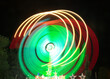 © ADDICTIVE STOCK - Colorful long exposure lights at a night festival