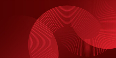 Wall Mural - Red abstract background. Dynamic shapes composition. Eps10 vector
