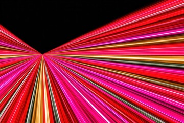 Abstract colorful light streak pattern