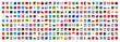© 11ua - National flags in rounded square shape vector set. Country emblems collection.