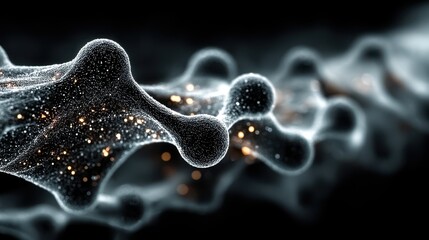Fototapete - high tech futuristic technology abstract technology particle mesh style background,photo stocks