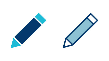 Poster - pencil icon vector isolated on white background. pencil vector icon