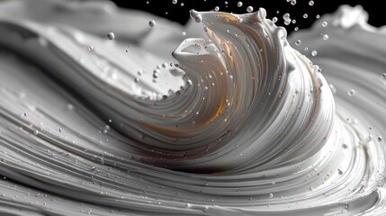 Leinwandbilder - splash layers white paint background surface
