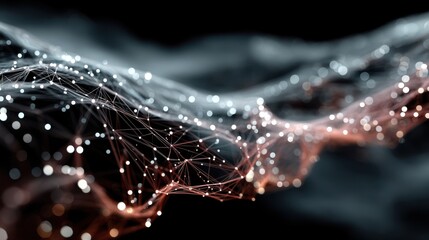 Aufkleber - technology background technology background abstract background with connecting dots and lines connection structure digital communication earth futuristic technology abstract,stock photo