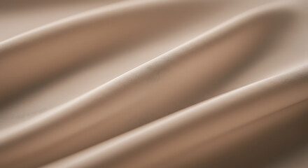 Wall Mural - elegant soft beige fabric texture background with flowing diagonal folds, perfect for luxury design,