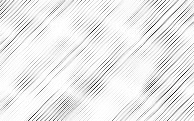 Aufkleber - Diagonal, oblique, slanting dots lines, stripes geometric vector pattern. Abstract grunge halftone texture and background. Vector illustration.	