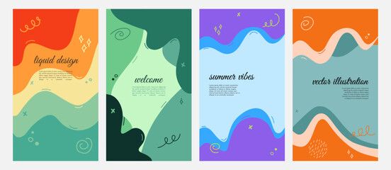 Canvas Print - vector illustration. colorful childish background. hand drawn memphis pattern doodle shapes and line