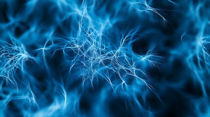 Blue abstract network background