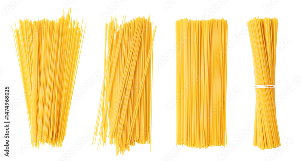Texture Background Different Different arrangements of spaghetti creating culinary textures on ...