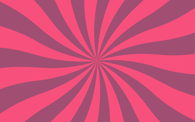 Aufkleber - Abstract bright radial burst background featuring alternating pink and gray rays. Symmetrical, vibrant, and convey energy and positivity. Cheerful, dynamic, and sunny atmosphere for posters.