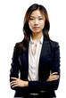 © Alvin - Confident Asian Businesswoman in Suit with Arms Crossed - Professional Portrait