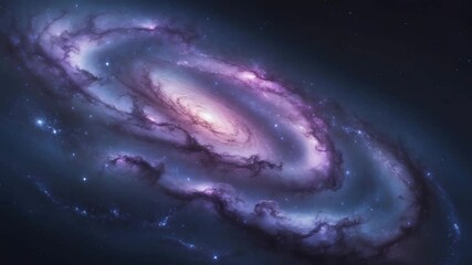 Wall Mural - high resolution, high quality image of an awesome spiral galaxy, serving as science fiction space wa