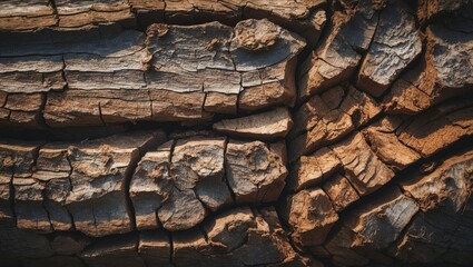 Poster - Aging Tree Bark Texture for Backgrounds