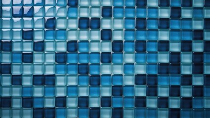 Poster - Photograph of a blue abstract texture background