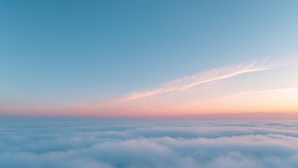 Wall Mural - clouds in the background of sunset or sunrise skies