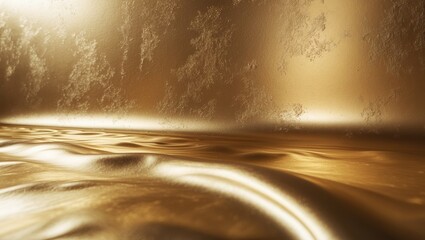 Wall Mural - elegant gold surface with abstract design