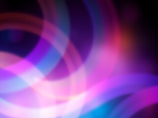 Wall Mural - abstract background of flowing colorful lights in bright pink purple and blue hues