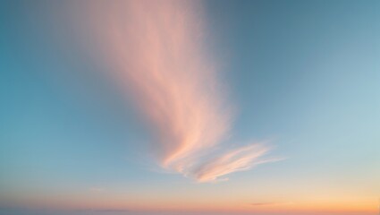 Wall Mural - colorful sunset illuminating a vertical sky at dusk