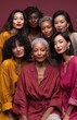 © yevgeniya131988 - Diverse group of women posing together, celebrating diversity and female empowerment