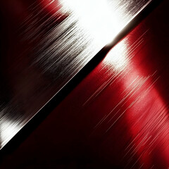 Wall Mural - abstract red and silver metallic texture background; design element