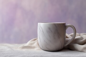 Poster - Muted tones highlighting a stylish, ceramic mug.