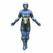 © tsuneomp - サイバーマン　3DCGレンダリング