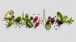 © Karen - Healthy lifestyle heartbeat made of superfoods