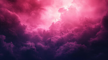 Wall Mural - ethereal magenta smoke trails dance mysteriously, creating an abstract galaxy of vibrant colors that