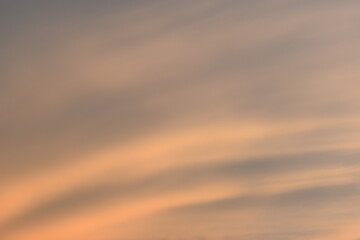 Wall Mural - beautiful golden sky and white cloud background in springtime