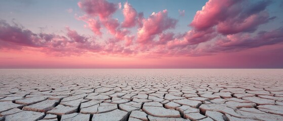 Fototapete - Climate Crisis Chronicles Ethereal Drought Landscape Revealing Earths Fragility - Cinematic Environmental Awareness in  Ultra-Resolution