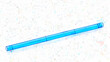 © Stacy - Transparent Blue Flexible Straw for Beverage Use Isolated on transparent background
