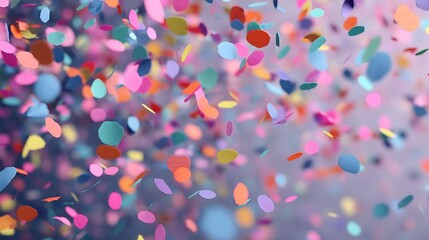 Leinwandbilder - Colorful confetti background