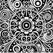 © Afendi - image, vector, design, illustration, set of black and white patterns, abstract ornament, abstract vector background.