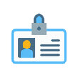 © Sharuzzaman - Secure Identification Badge with Padlock for Access Control