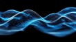 © EgonDorr - Abstract Blue Wave Particle Flow Background