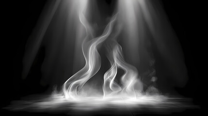 Wall Mural - abstract smoke clouds shadow