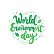 © LgsDesign - Vibrant celebration of world environment day with green typography design