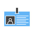 © Nadeem - Id Card icon vector image. Suitable for mobile apps, web apps and print media.