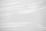Abstract white plastic film wrap texture background