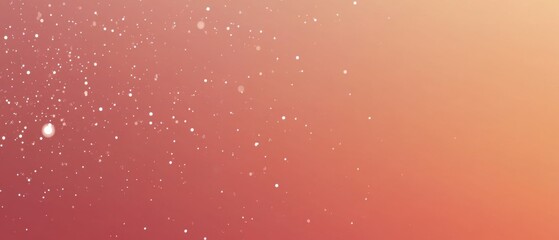 Wall Mural - abstract gradient background with bokeh effect in coral and peach tones for graphic design and prese